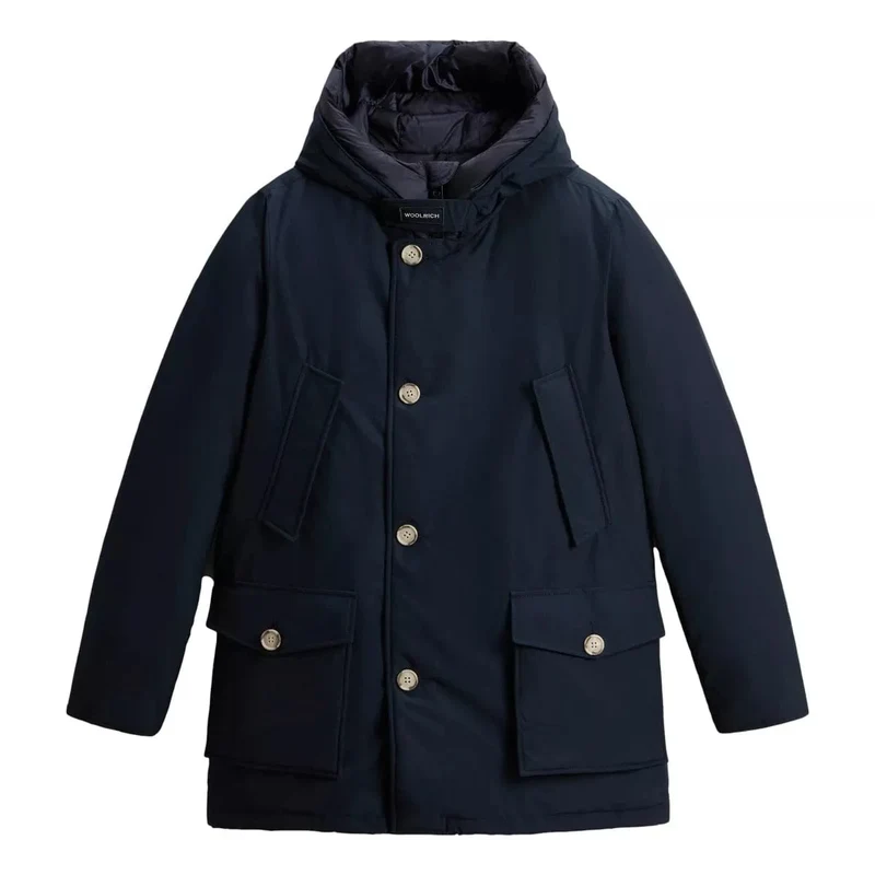 Woolrich Arctic Parka Van Ramar Cloth Marine - Match Laren