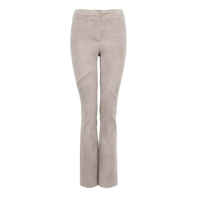 Frauenschuh Leren Broek Aurelia Zand - Match Laren