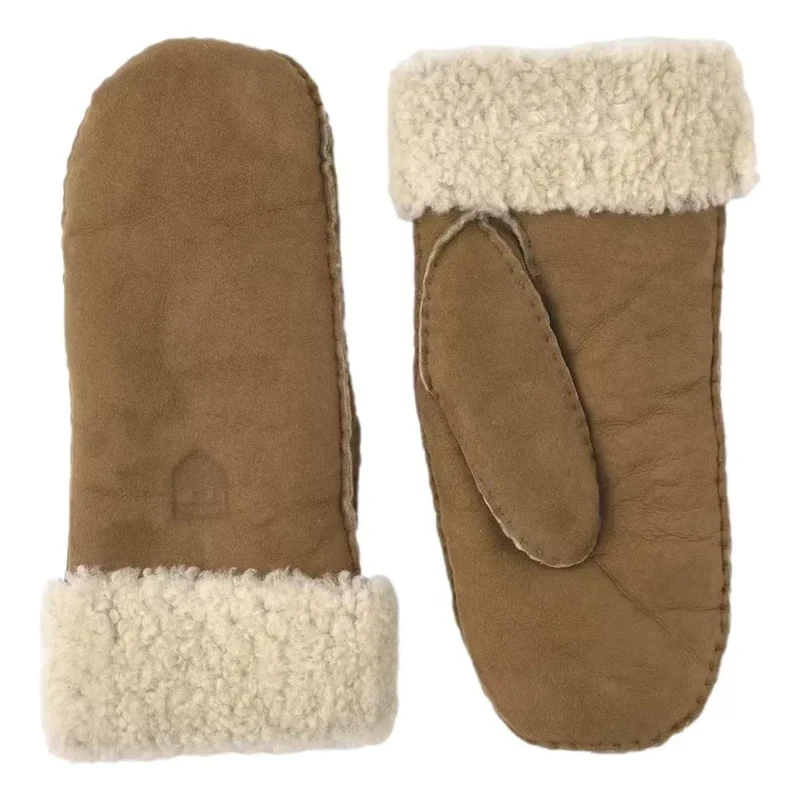 HESTRA Sheepskin Mitt Camel - Match Laren