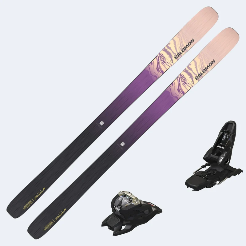 2025 Salomon Women's Stance 94 Skis with Marker Squire 11 Bindings