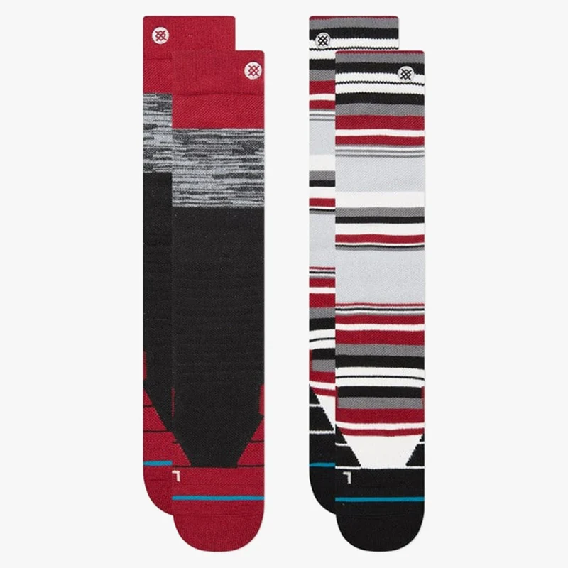 Stance Blocked Over The Calf Snow Sock 2 Pack
