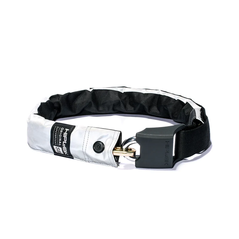 V1.5 Superbright Wearable Chain Lock Sold Secure Silver