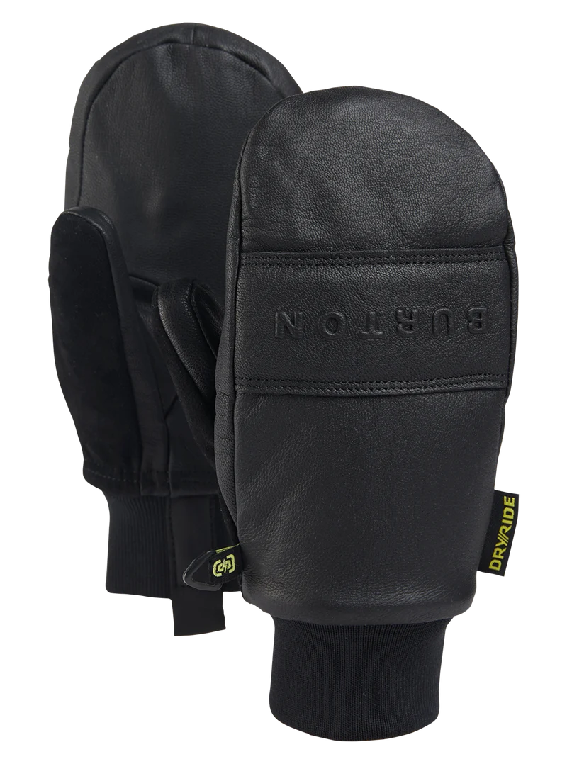 Kids' Burton Treeline Leather Mittens