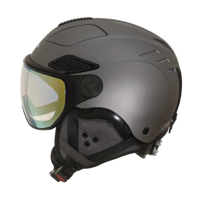 Mango Quota Free Skihelm met Vizier - Grijs