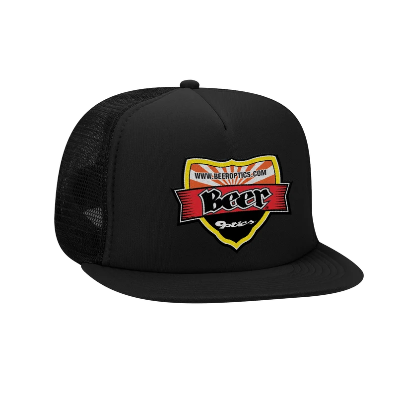 Beer Optics Flat bill Trucker Patch Hat