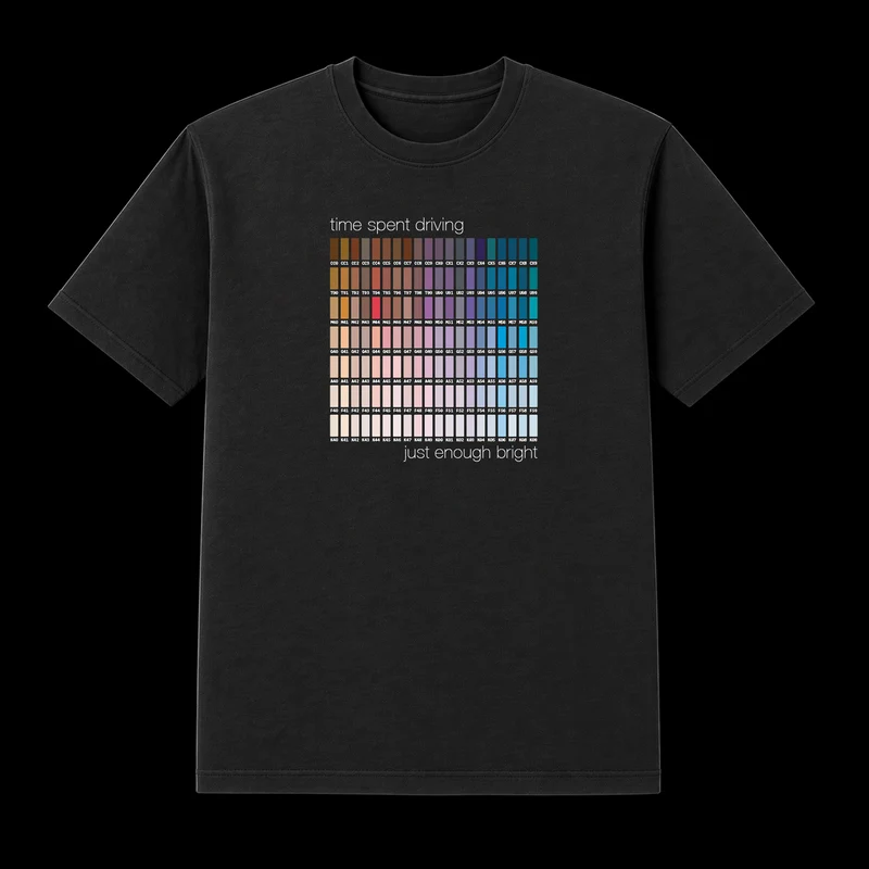 Just Enough Bright - Swatches T-Shirt