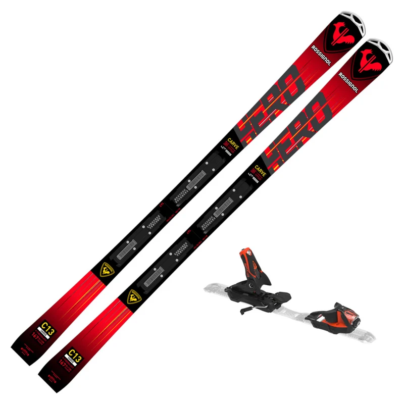 2024 Rossignol Hero Carve Skis w/ SPX 12 Konect GW Bindings