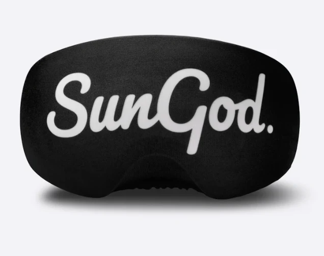 SunGod Goggle Lens Protection Skibril/Snowboardbril Beschermhoes - Zwart