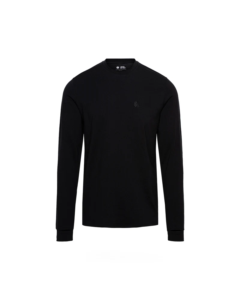 Behind The Pines Comfort Layer Merino Sweater 260 Black