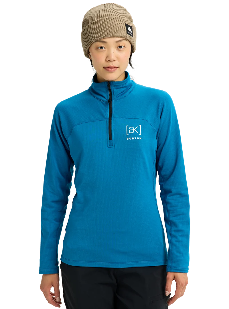 Women's Burton [ak]® Helium Grid Quarter-Zip Fleece