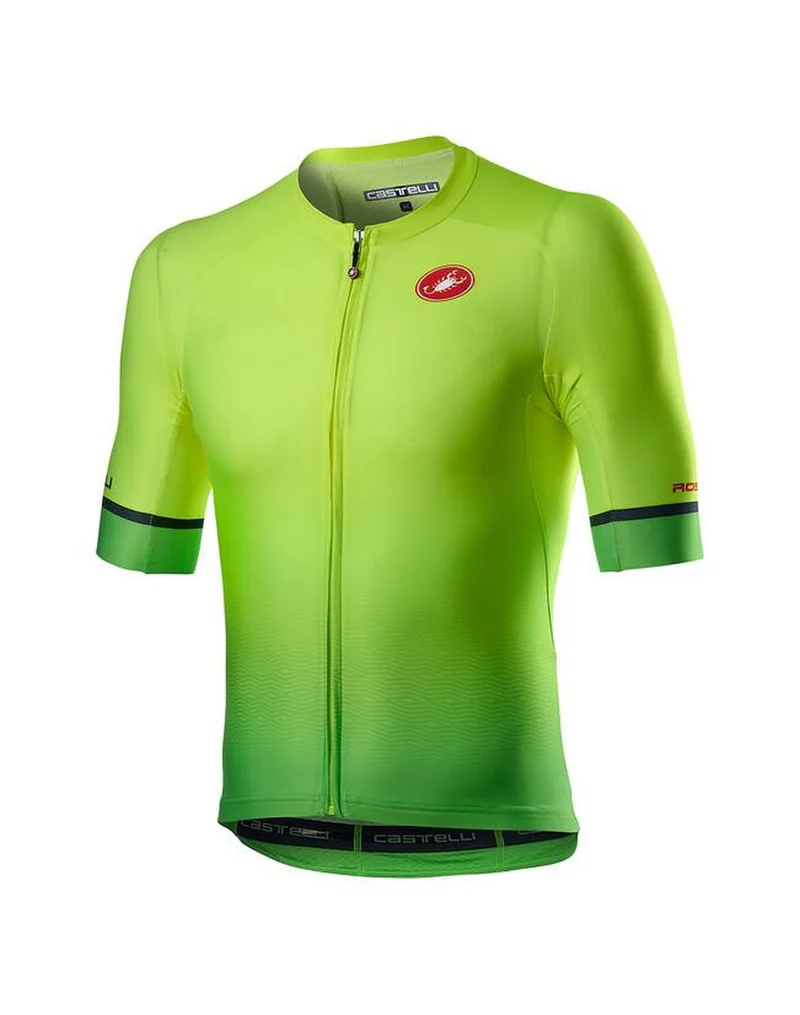 CASTELLI AERO RACE 6.0 單車衫 短袖騎行衣 螢光黃色/螢光綠色