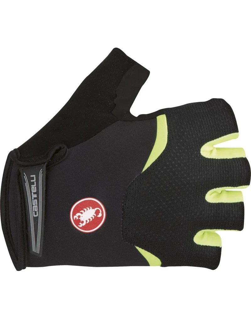 CASTELLI ARENBERG GEL GLOVE Black Yellow fluo 單車手套