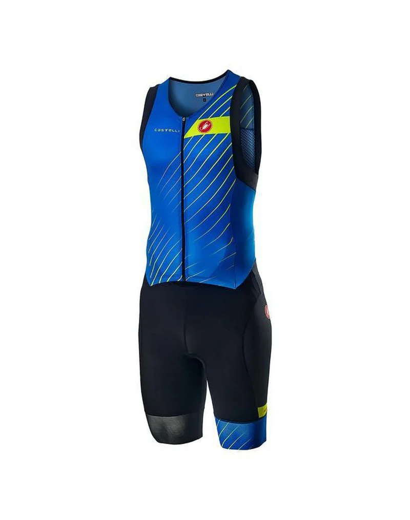 CASTELLI FREE SANREMO SL SUIT DRIVE BLUE