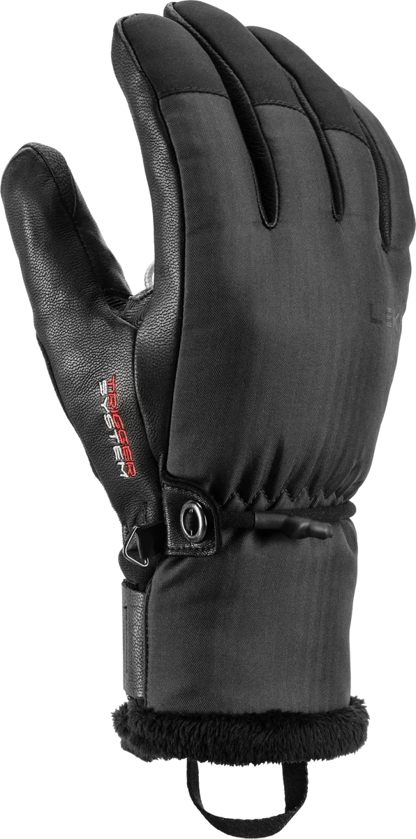 LEKI Lantana 3D GTX Skihandschoenen Dames - Grafiet/Zwart