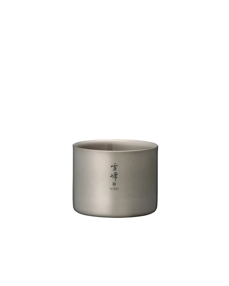Snow Peak Titanium Double Wall Stacking Mugs M300