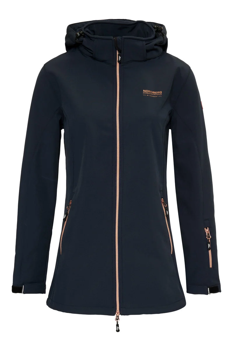 Nordberg Irene Softshell Ski Jas Dames - Navy