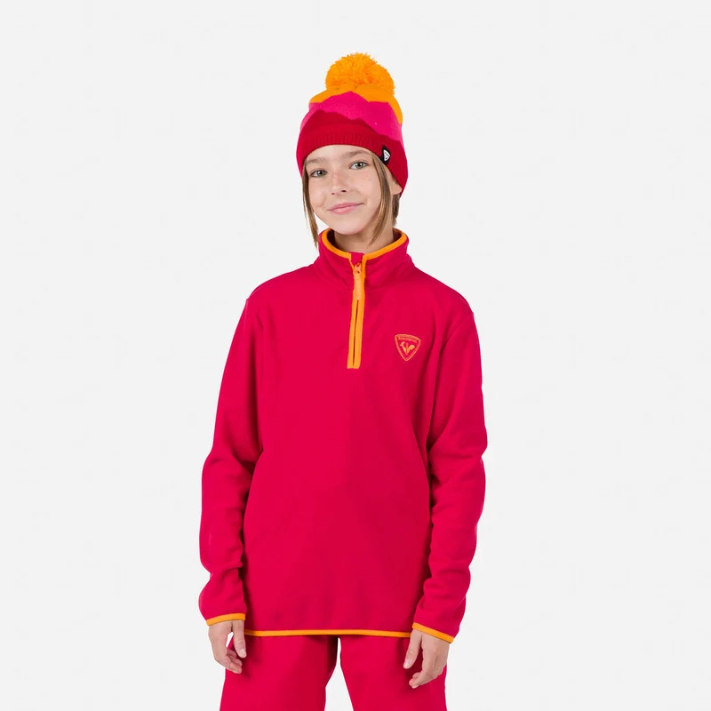 Rossignol Jr Strawpile HZ kinder skipully rood