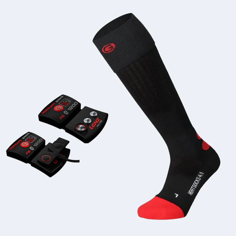 Lenz Heat Sock 4.1 w/ Lithium Pack rcB 1200 Battery