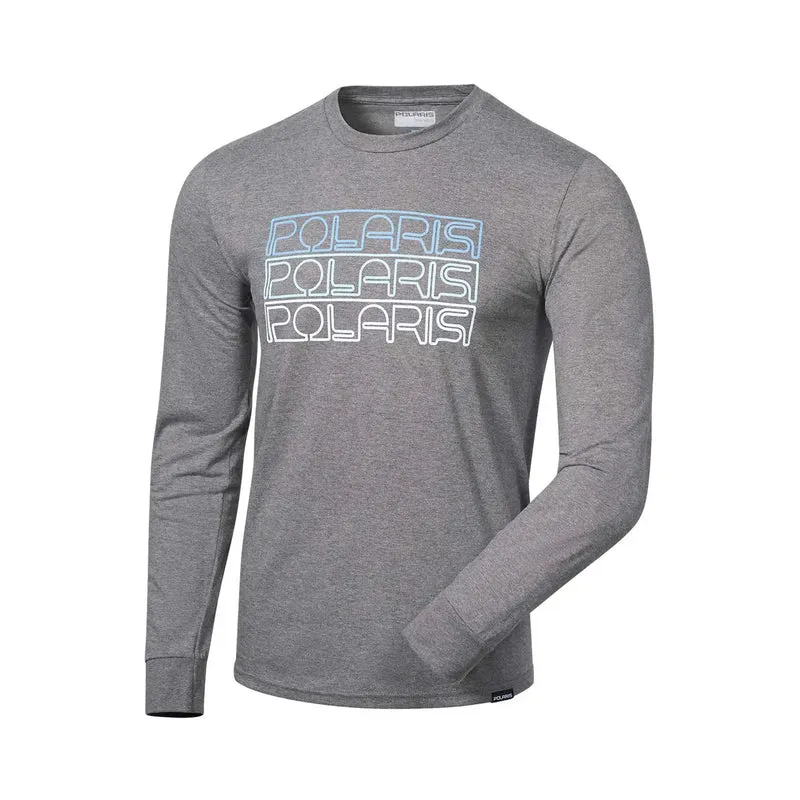 Men's Stacked Neon Long Sleeve Tee