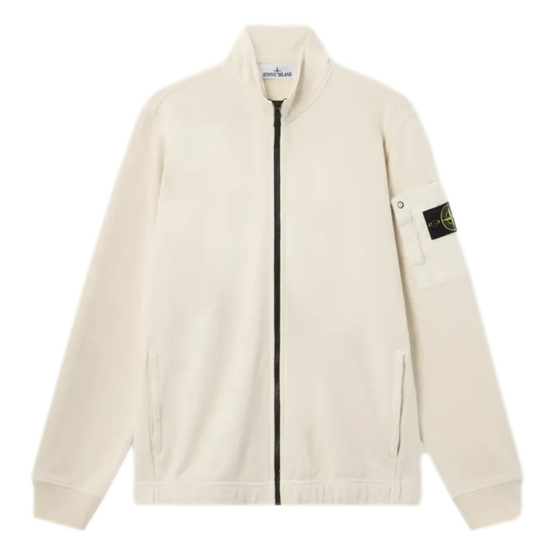 Stone Island Fleece Vest Off White - Match Laren
