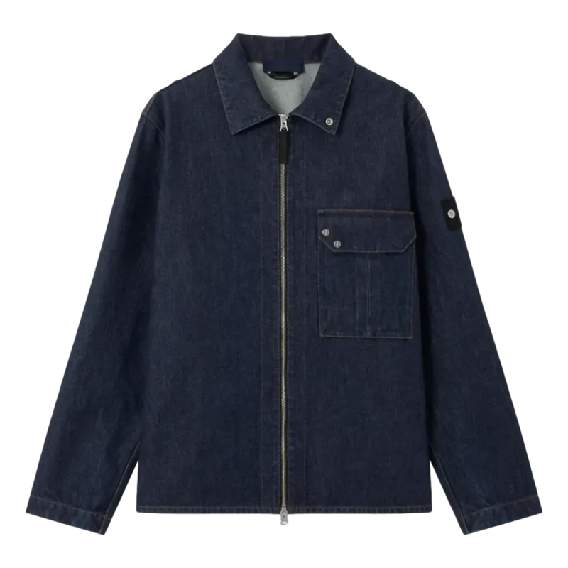 Stone Island Overshirt Donker Denim - Match Laren