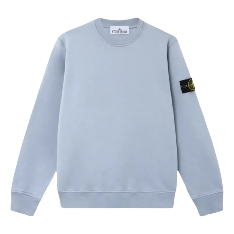 Stone Island Sweater Lichtblauw - Match Laren