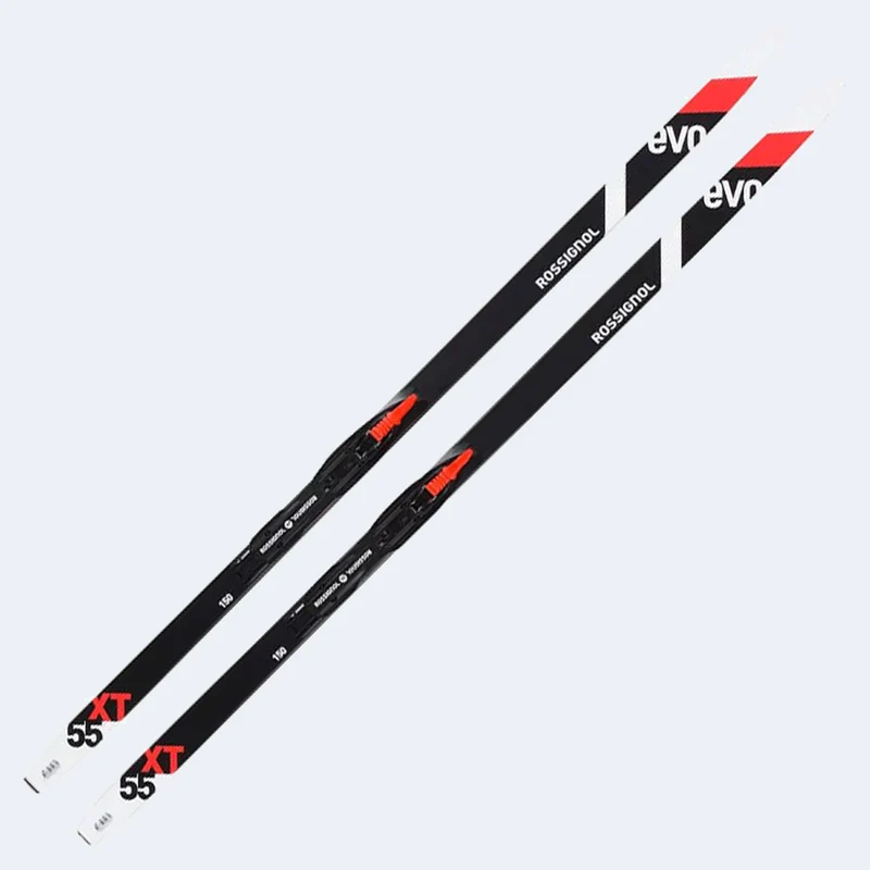 Rossignol Evo Act 55 Jr Ar Cross Country Skis W/ Step In Jr Bindings