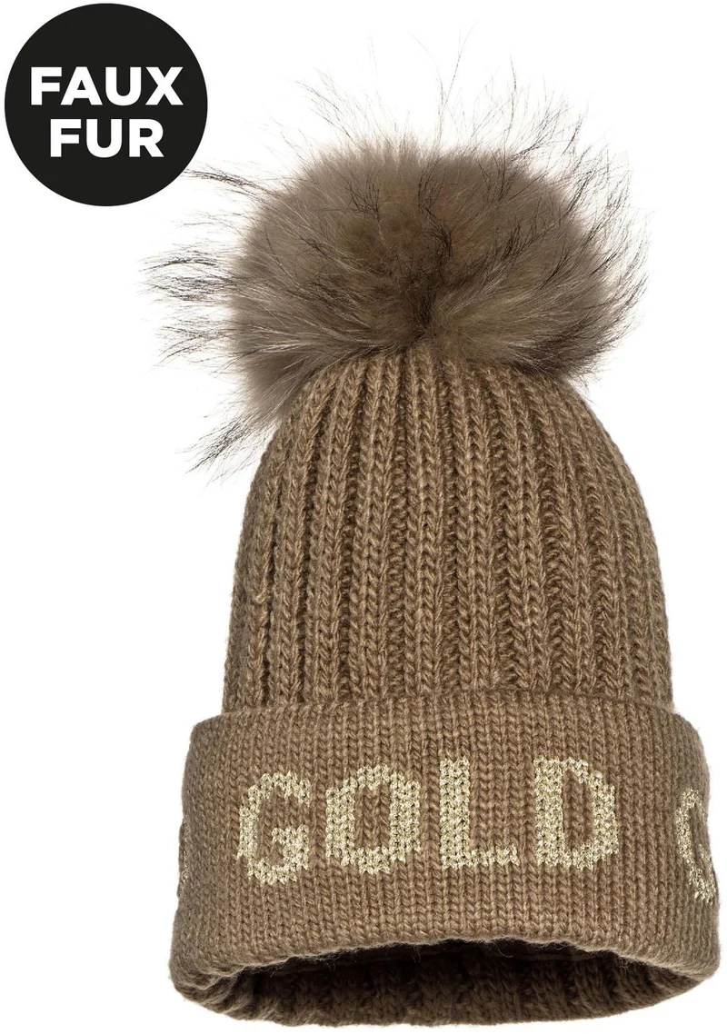 hodd beanie faux fur