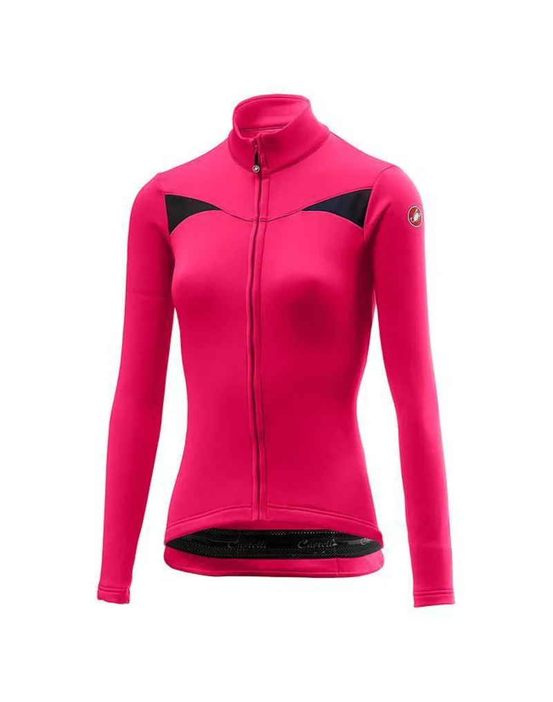 CASTELLI SINERGIA WOMEN JERSEY FZ ELECTRIC MAGENTA