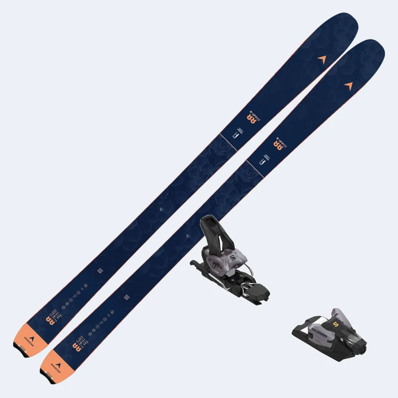 2025 Dynastar E-Cross 88 Women's Skis with Salomon Strive 12 Bindings
