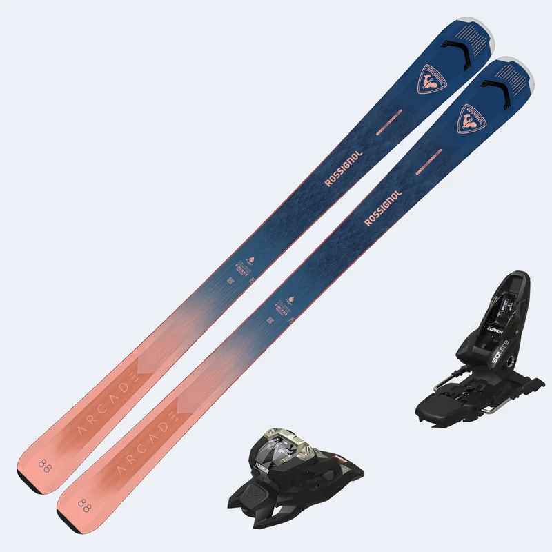 2027 Rossignol Arcade 88 Open Women's Skis with Marker Squire 11 Bindings