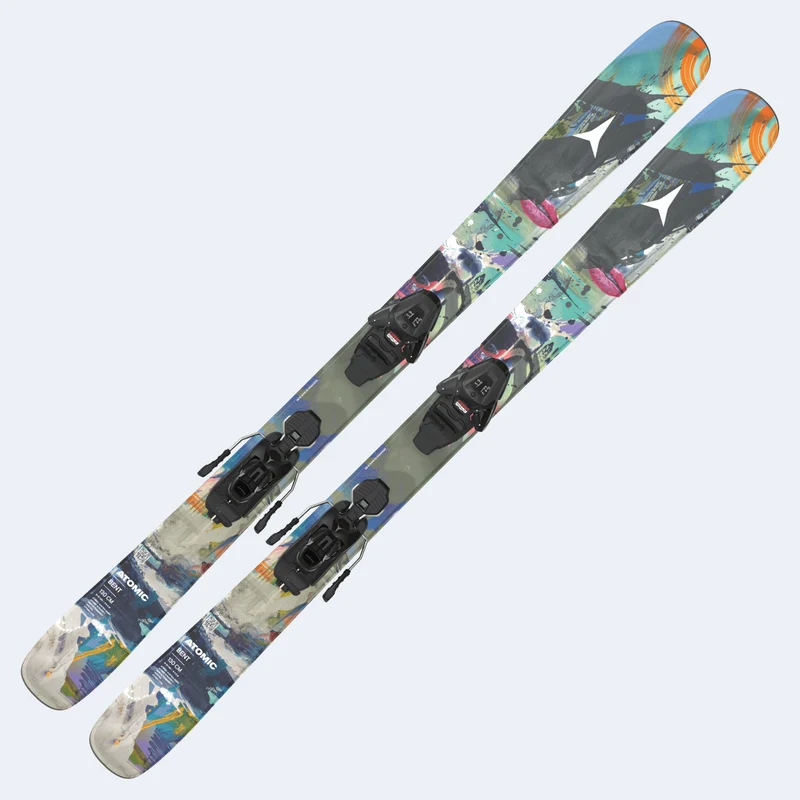 2027 Atomic Bent Junior Skis W/ L6 GW Bindings