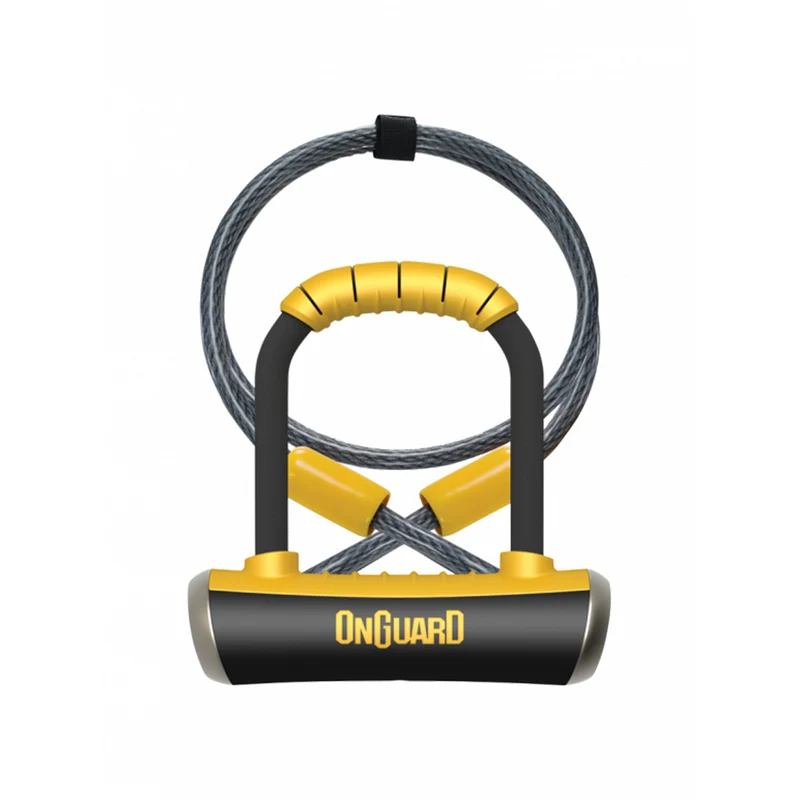 OnGuard Pitbull D-Lock Sold Secure Diamond & Cable