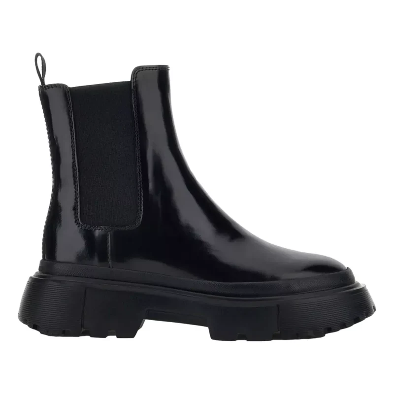 Hogan Chelsea Boots H619 Black Match Laren