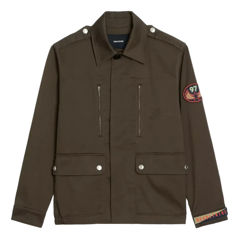 Zadig & Voltaire Kid Coton Jacket Army - Match Laren