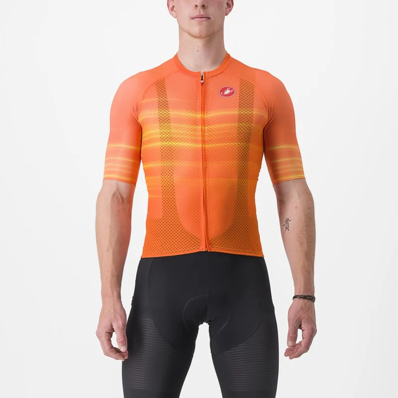 CASTELLI CLIMBER'S 3.0 SL2 單車衫 短袖騎行衣 亮橙色