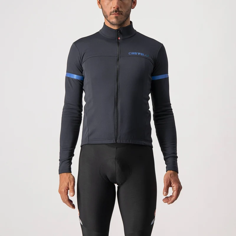 CASTELLI FONDO 2 單車衫 長袖騎行衣 FZ 熒光綠/銀色