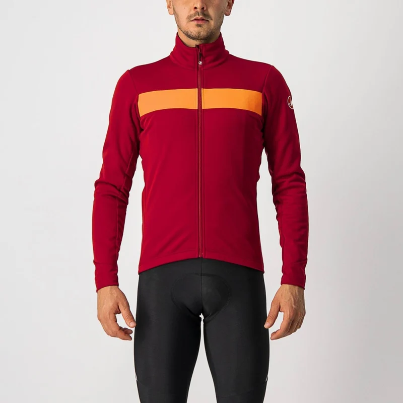 CASTELLI RADDOPPIA 3 JACKET PRO RED/ORANGE REFLEX