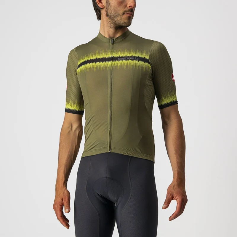 CASTELLI GRIMPEUR JERSEY MOSS GREEN