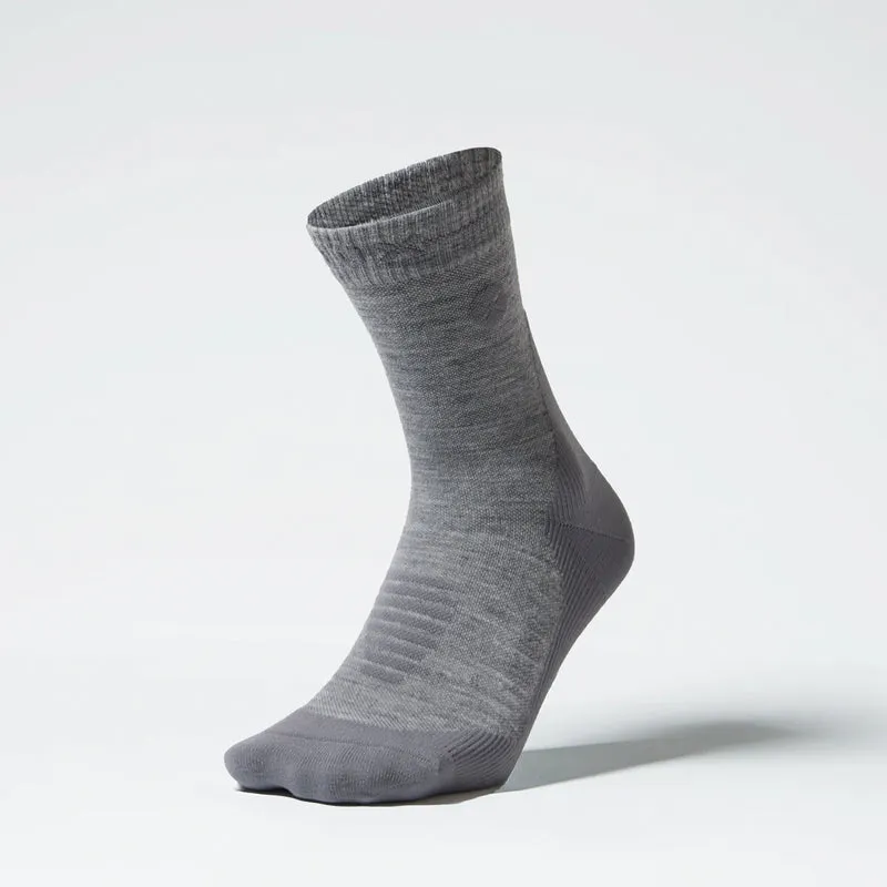 Merino Hiking Ankle Socks Men | MidGrey / Grey