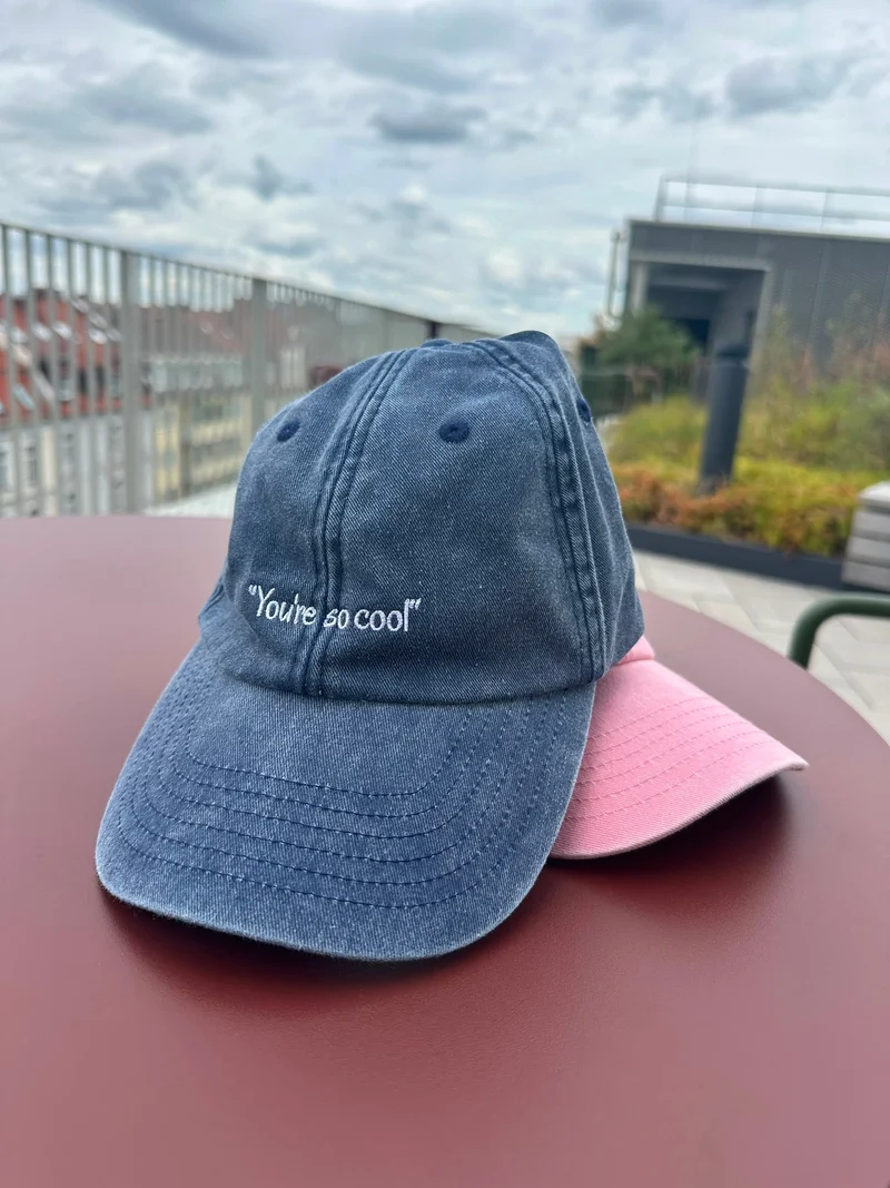 You're so cool - Vintage Cap blue denim