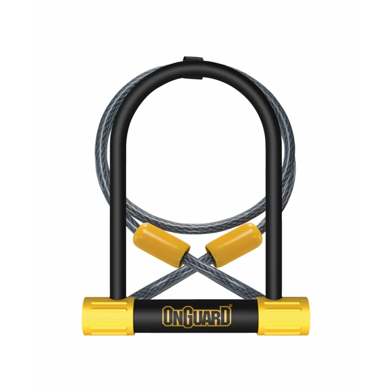 Bulldog D-Lock Sold Secure Silver and Cable