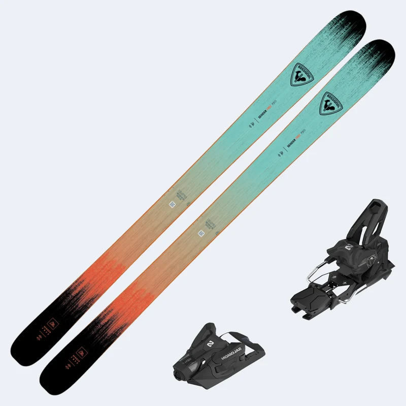 2026 Rossignol Sender Free Pro Open Junior Skis with Salomon Strive 14 GW Bindings