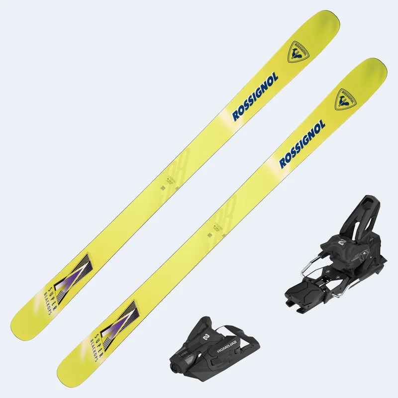 2026 Rossignol Super Black Ops Open Skis with Salomon Strive 14 GW Bindings