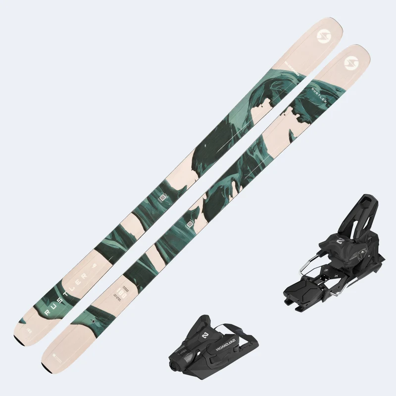 2027 Blizzard Rustler 9 Skis with Salomon Strive 14 GW Bindings