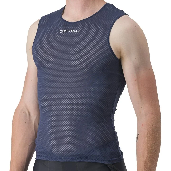 CASTELLI MEN'S PRO MESH 2.0 SLEEVELESS BELGIAN BLUE