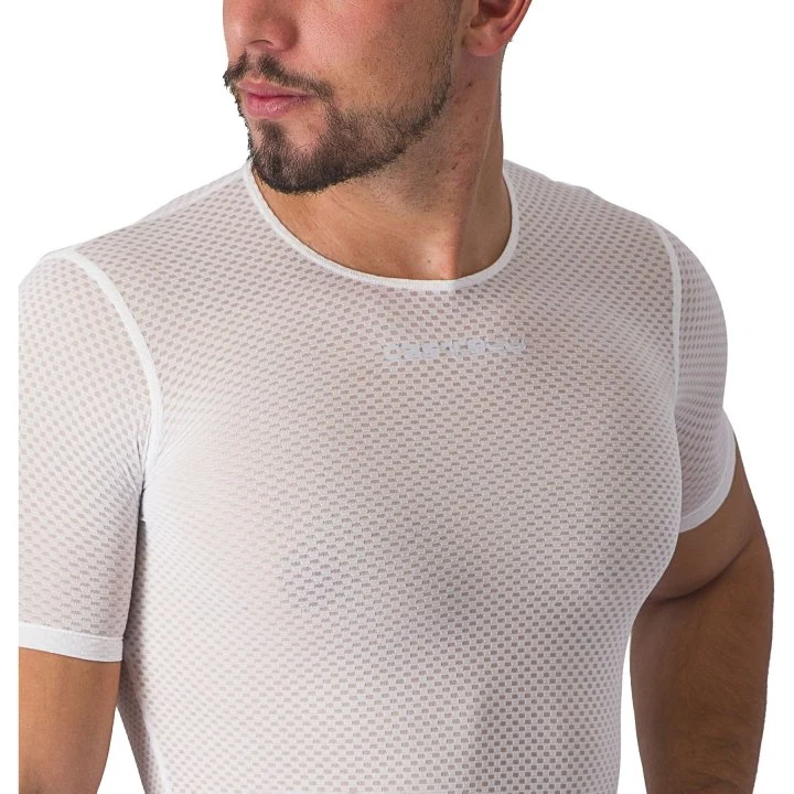 CASTELLI MEN'S PRO MESH 2.0 SHORT SLEEVE WHITE