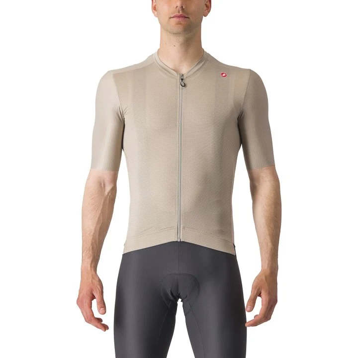 CASTELLI MEN'S ESPRESSO JERSEY CLAY/BLACK