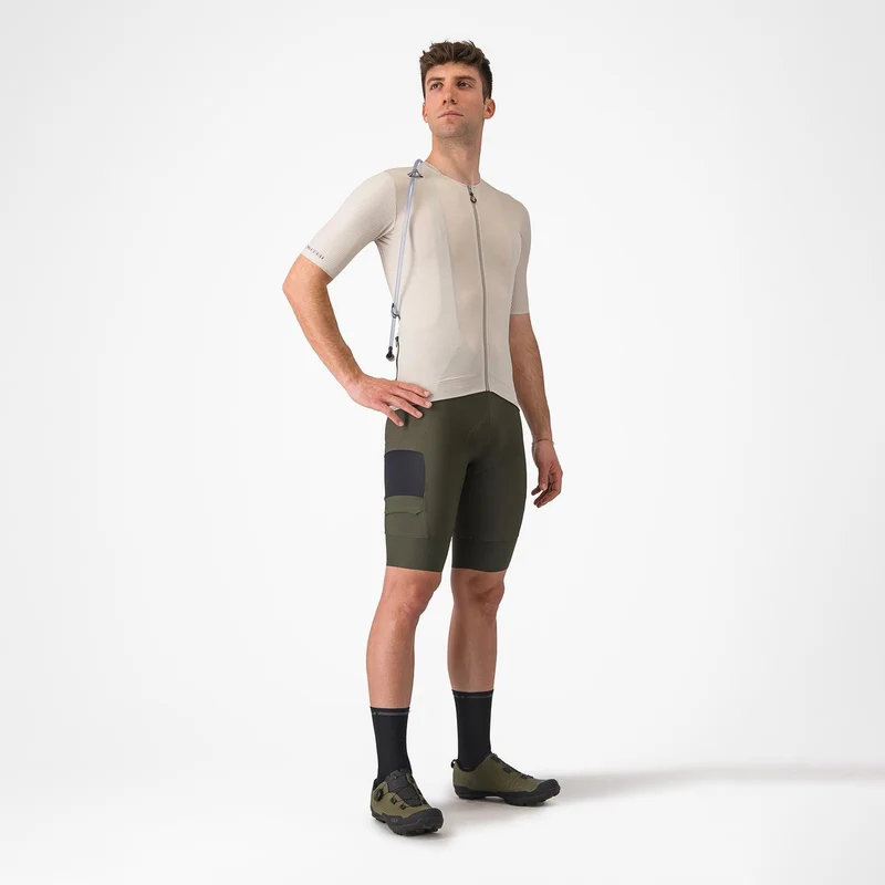 CASTELLI MEN'S UNLIMITED PRO JERSEY SILVER MOON