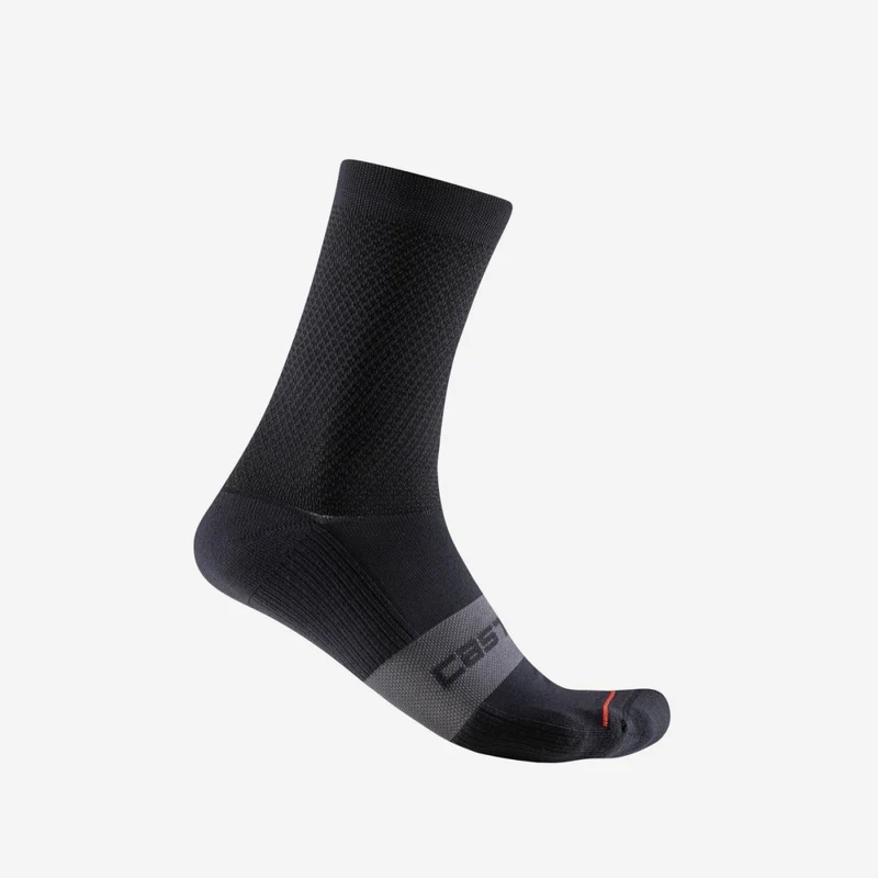CASTELLI ESPRESSO 15 SOCK BLACK L/XL